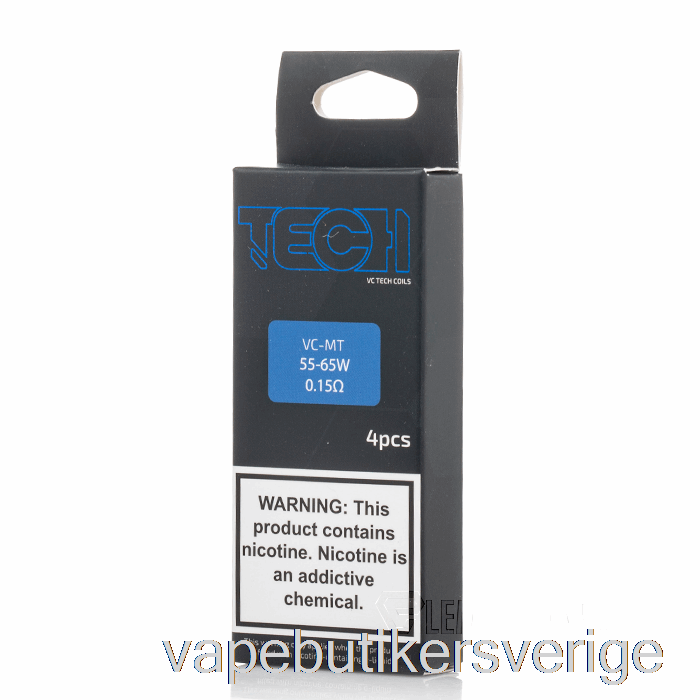 Vape Sverige Vaperz Cloud Vc Tech Ersättningsspolar 0.15ohm Vc Tech Coils